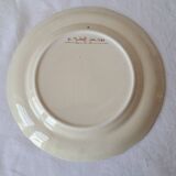 4 medium Moustiers Longchamp plates. Hand-painted by Al.Markoff.