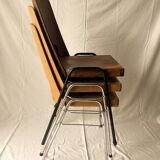 Stackable Manhattan chairs by Baumann