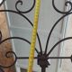 Wrought iron easel