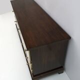 Set of Luciano Frigerio Mid-Century Modern Italian Dresser and Bedside