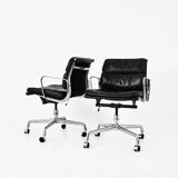 Set of 2 Armchairs by Charles & Ray Eames for Ring Mobelfabrikk Norway, 1970s
