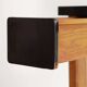 Vintage children's desk in solid oak and red formica, 50s/60s