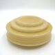 Yellow glass lampshade