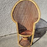 Emmanuelle rattan armchair