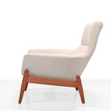 Oak PD30 lounge chair by Ib Kofod Larsen for Bovenkamp