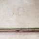Old Burmese teak mirror with beautiful blue polychromy & original ecru 89x149cm