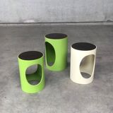 Mid-Century Modern Space Age Design Nesting Table Set by Opal, Germany, 1960s, Set of 3