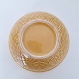 Mustard yellow salad bowl