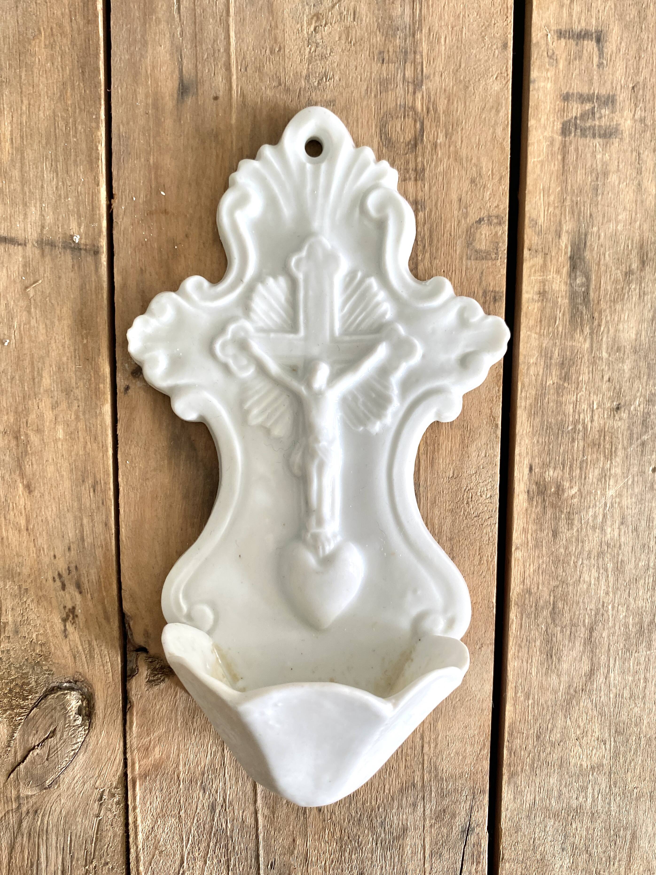 Bedside stoup, porcelain, 19th