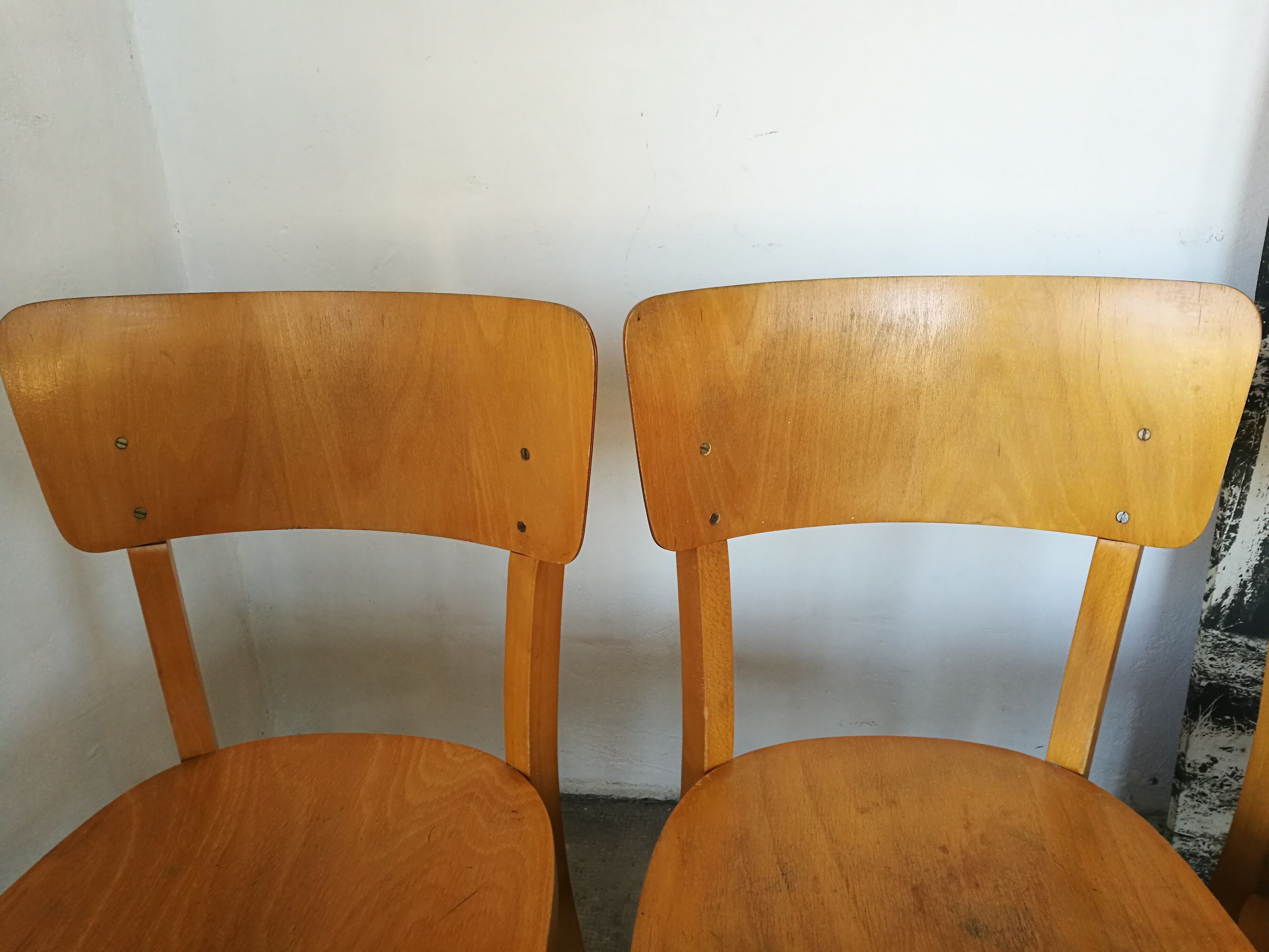 Set of 4 Thonet bistro chairs