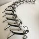 Set of 12 raw iron knife rests 1970