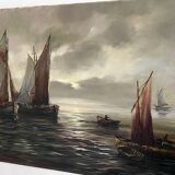 Oil on canvas E. Colin