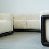 1973 “Cornaro” Sofa & Armchair Set by Carlo Scarpa for Simon