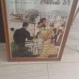 Miroir vintage pub coca-cola