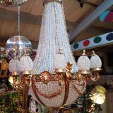 Large chandelier with grapevines