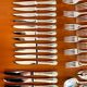 Christofle crossed ribbons, 73-piece cutlery set in new condition.