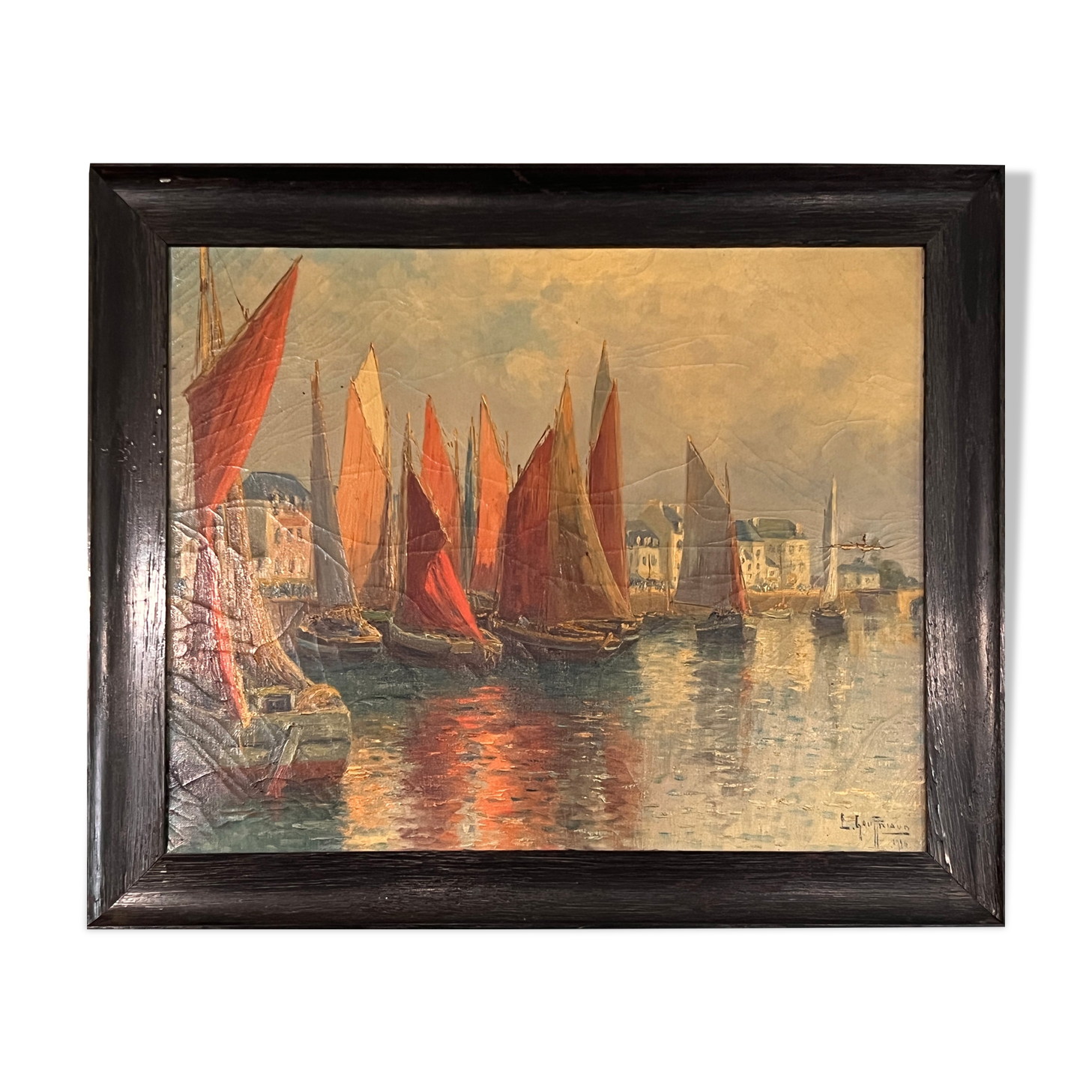 Huile sur toile de Emile Goffriaud