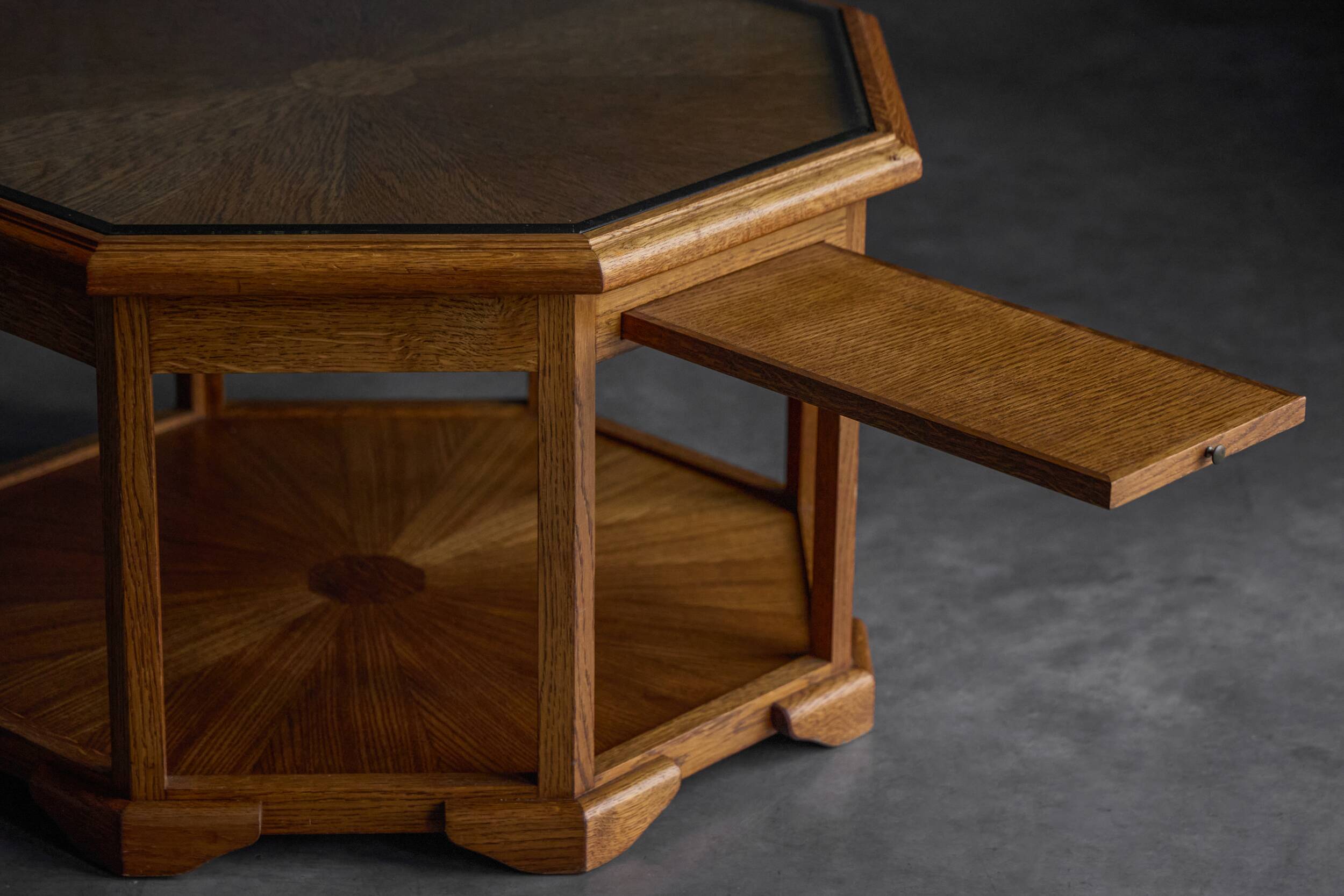 Octagonal Art Deco coffee table, France, 1930s