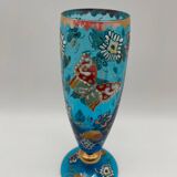 Vase en verre peint à la main José Sir Royo