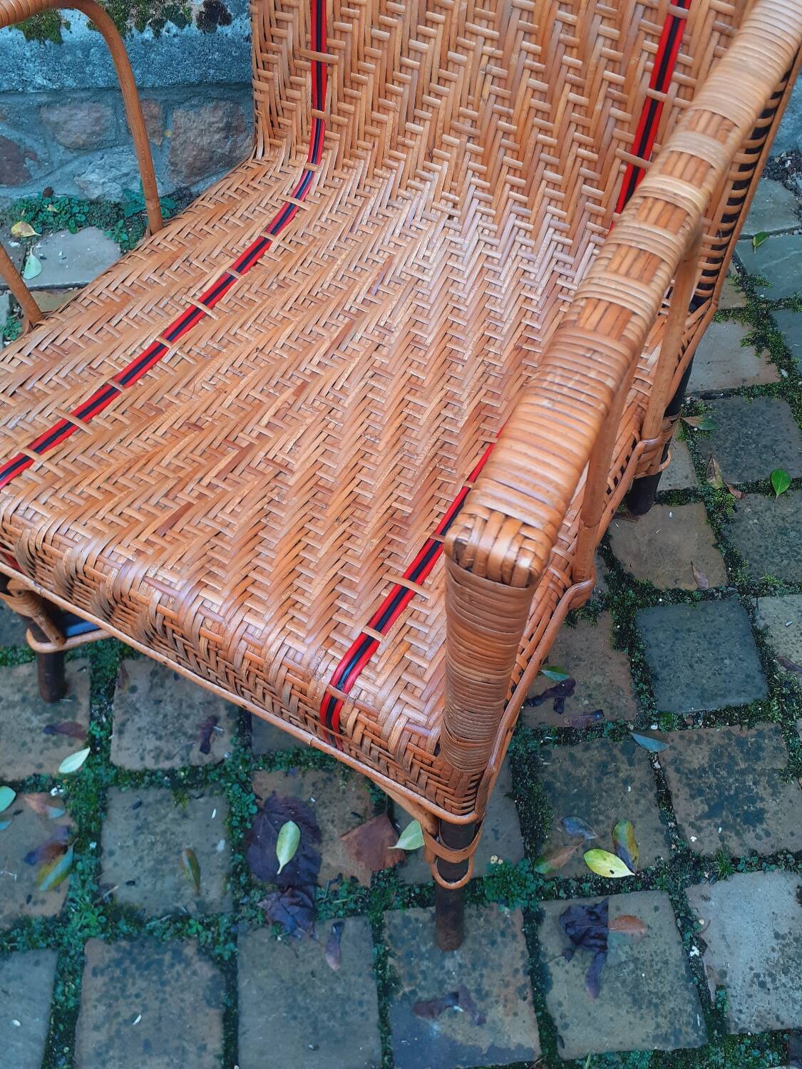 Rattan armchair from the 1920s