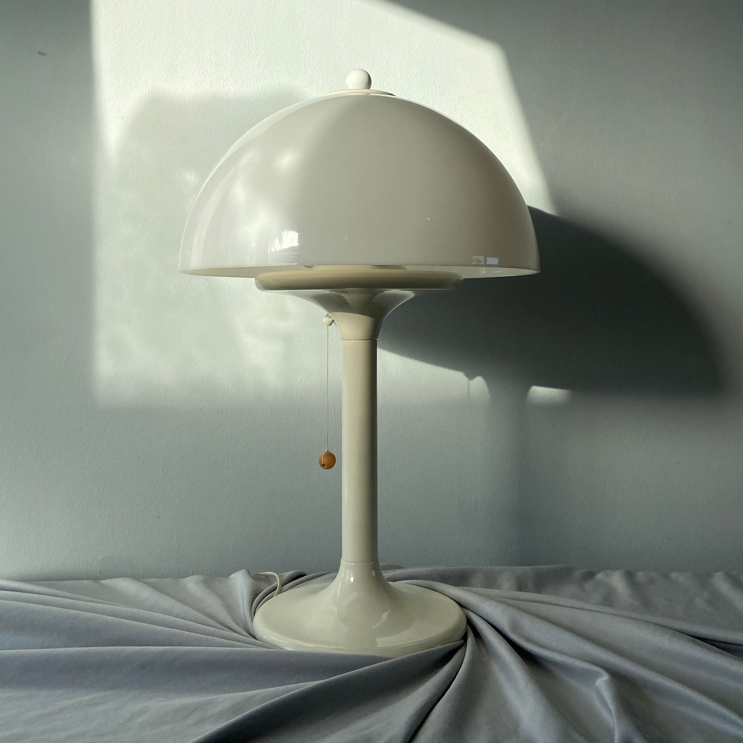 Vintage white Mushroom lamp
