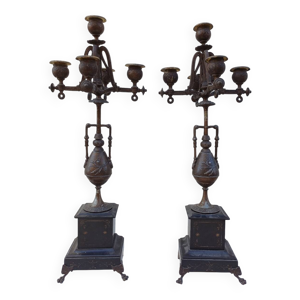 Grande paire de chandelier