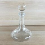 Molded glass decanter