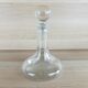 Molded glass decanter