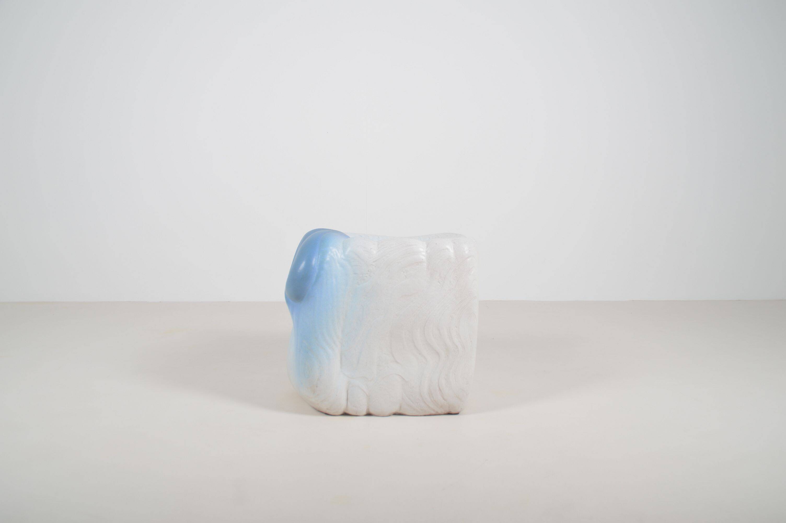 Organic ceramic artwork with sea motifs