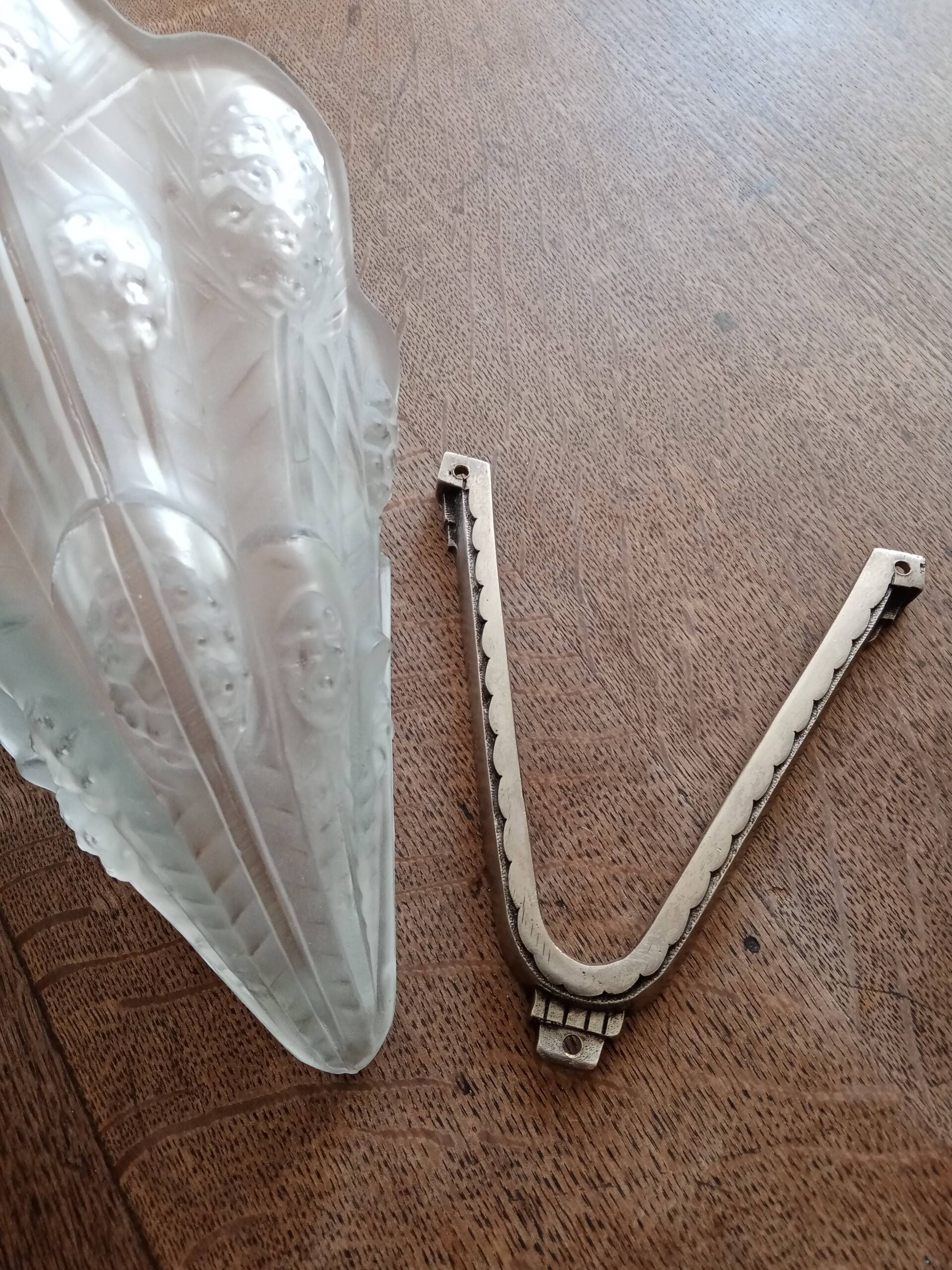 Art Deco period wall lamp