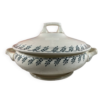 Vegetable tureen dish Choisy le Grand terre de fer