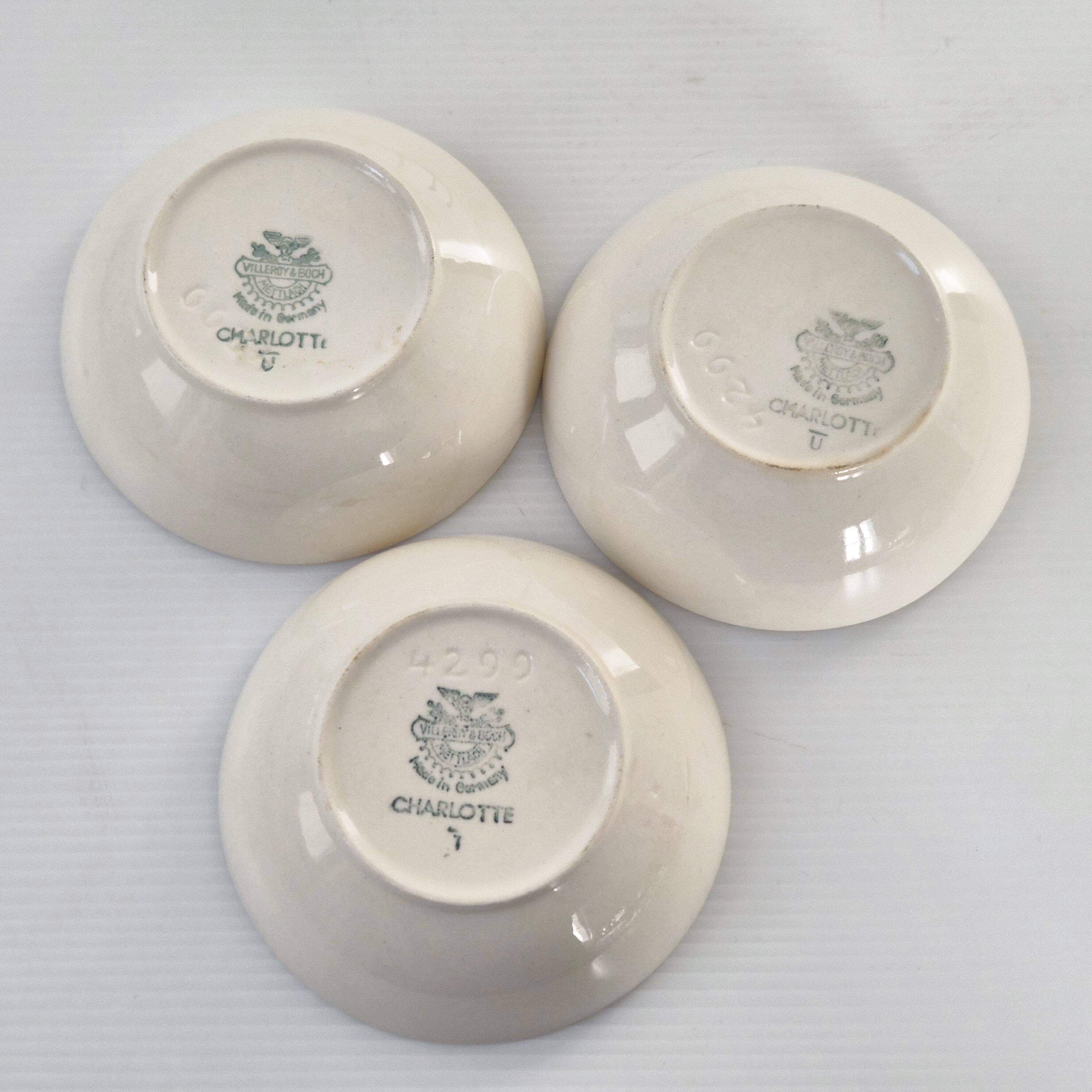 "charlotte" vintage ceramic aperitif server villeroy & boch 1960 retro