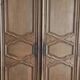Antique solid wood wardrobe