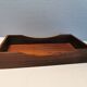 Letter or serving tray in solid rosewood, Danish design 1960s.