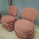 Paire de chaises "crapaud:" Napoléon III