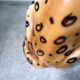 XL Italian ceramic leopard sculpture statue 1970