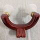 Ceramic art deco style applique