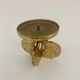 Brutalist bronze candleholder, 1970s
