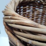 High basket 55cm round rattan old