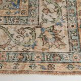 Tapis vintage turc rouge Brunt 7x10, 221x323 cm