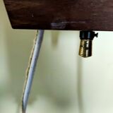 Scandinavian teak chandelier, 1960s