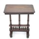 Renaissance-style wooden table or console, antique furniture, side table.