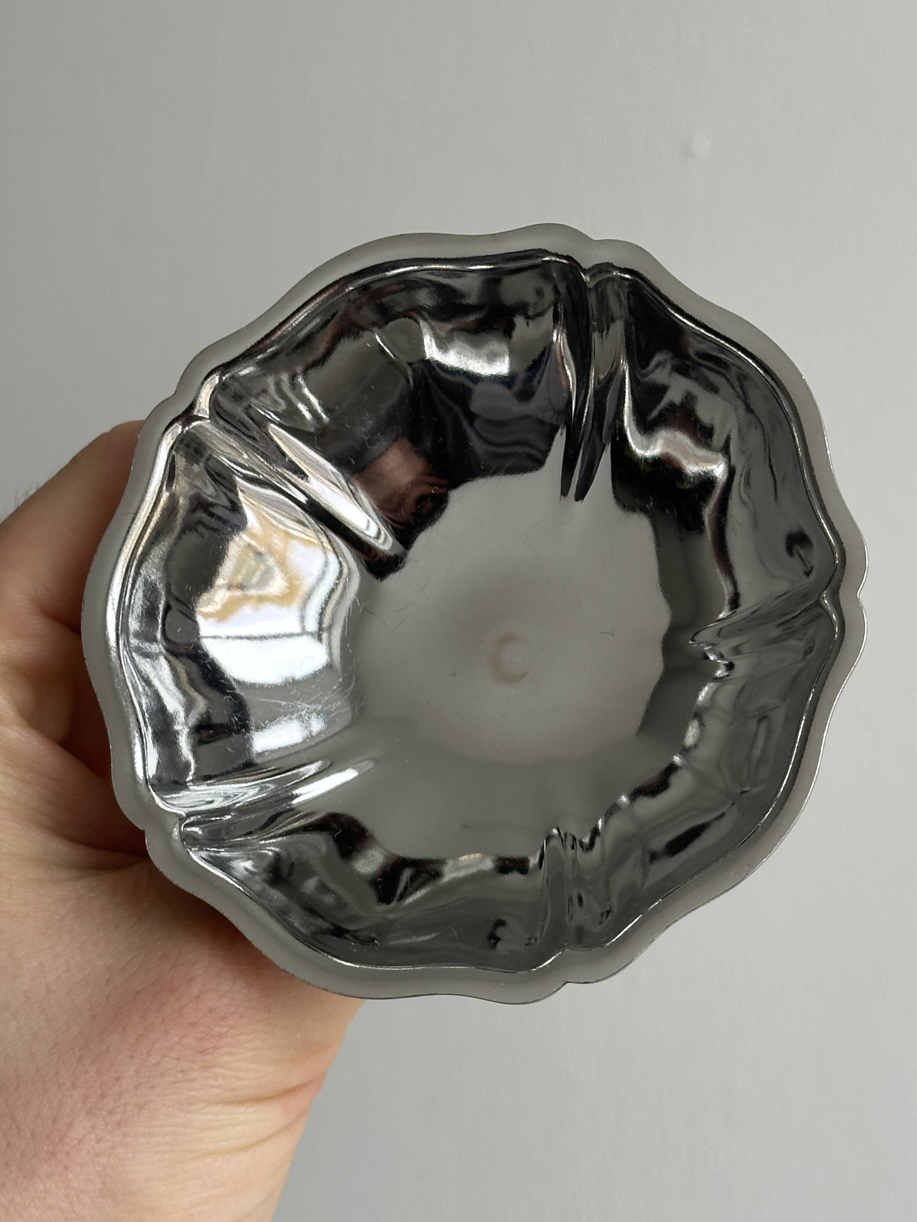 12 stainless steel footed bowls, Letang Remy style