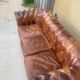 Canapé Chesterfield Marron