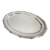 Grand plat ovale en argent