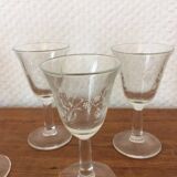 Service verres anciens.