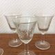 Antique glass service.
