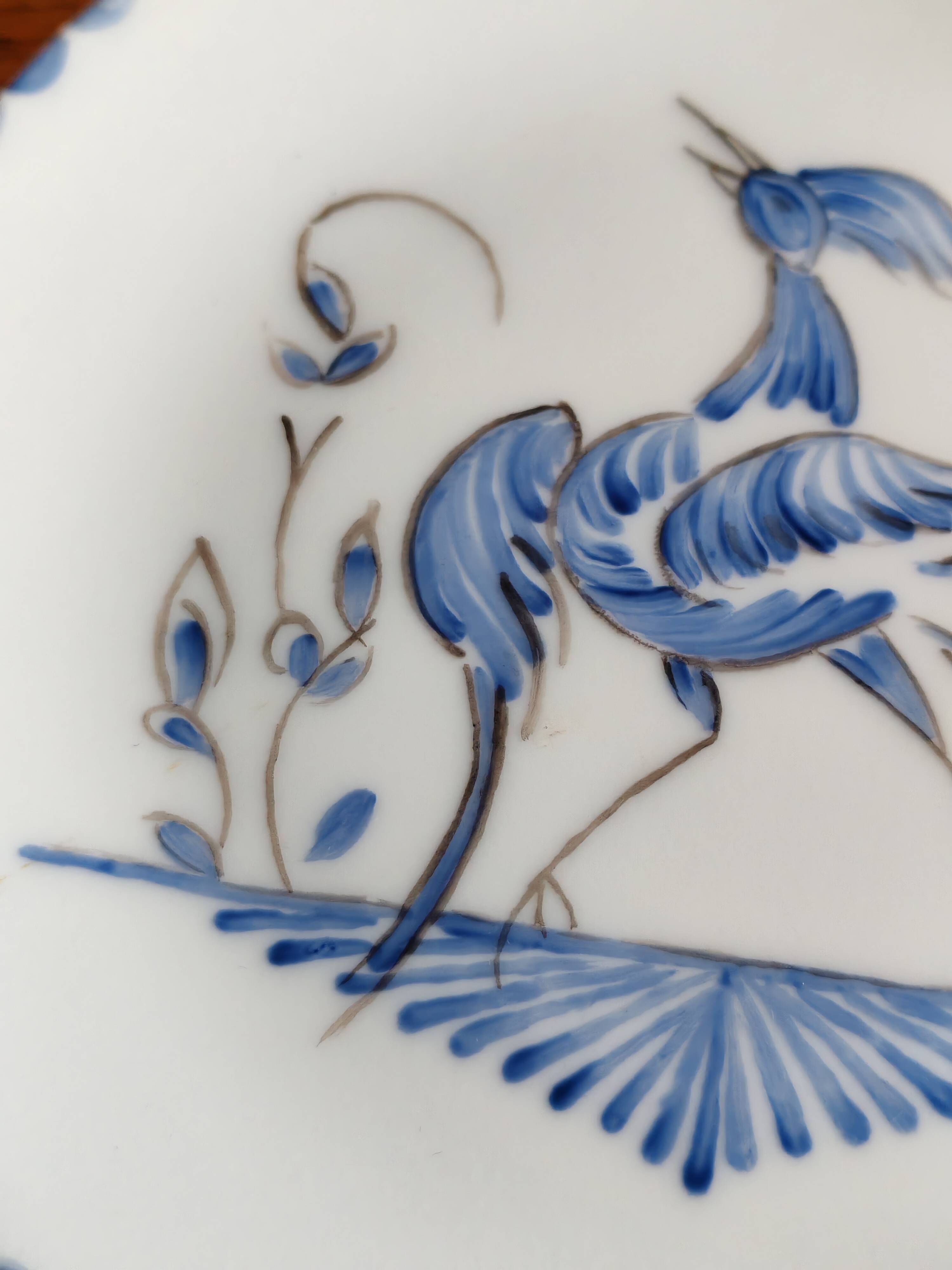 Limoges Porcelain Footed Plate