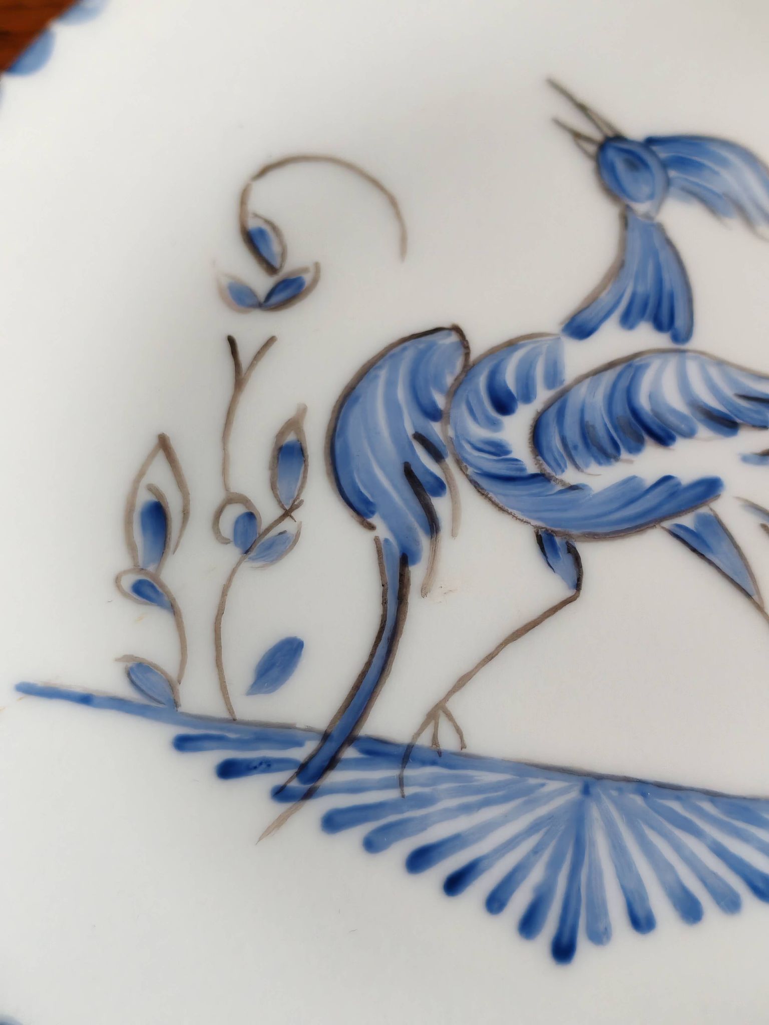 Limoges Porcelain Footed Plate