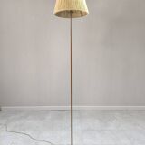 Copper and rope floor lamp circa 1950
